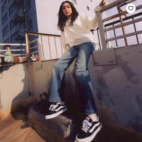 Vans KNU SKOOL Unisex Skate Sneakers Black/White Low-Top Size 13 VN0009QC6BT NIB - Picture 10 of 10